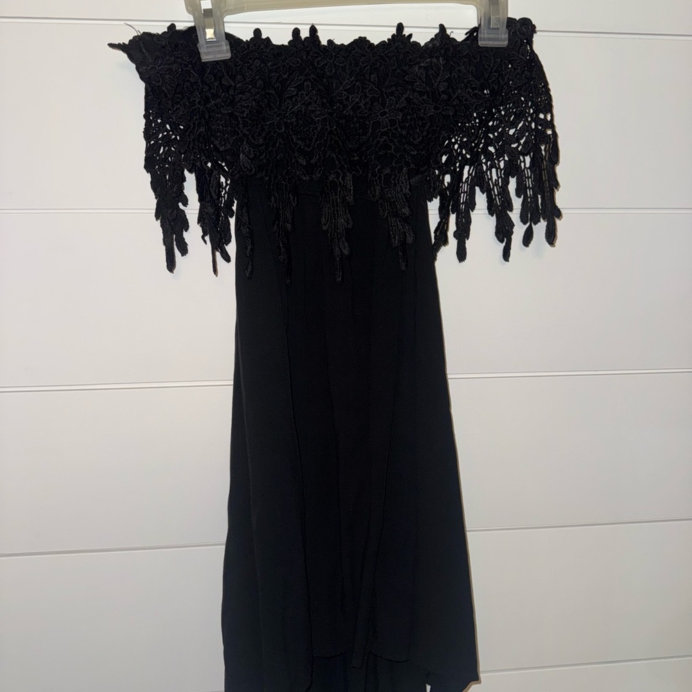 Elegant Black Lace Women's sundress